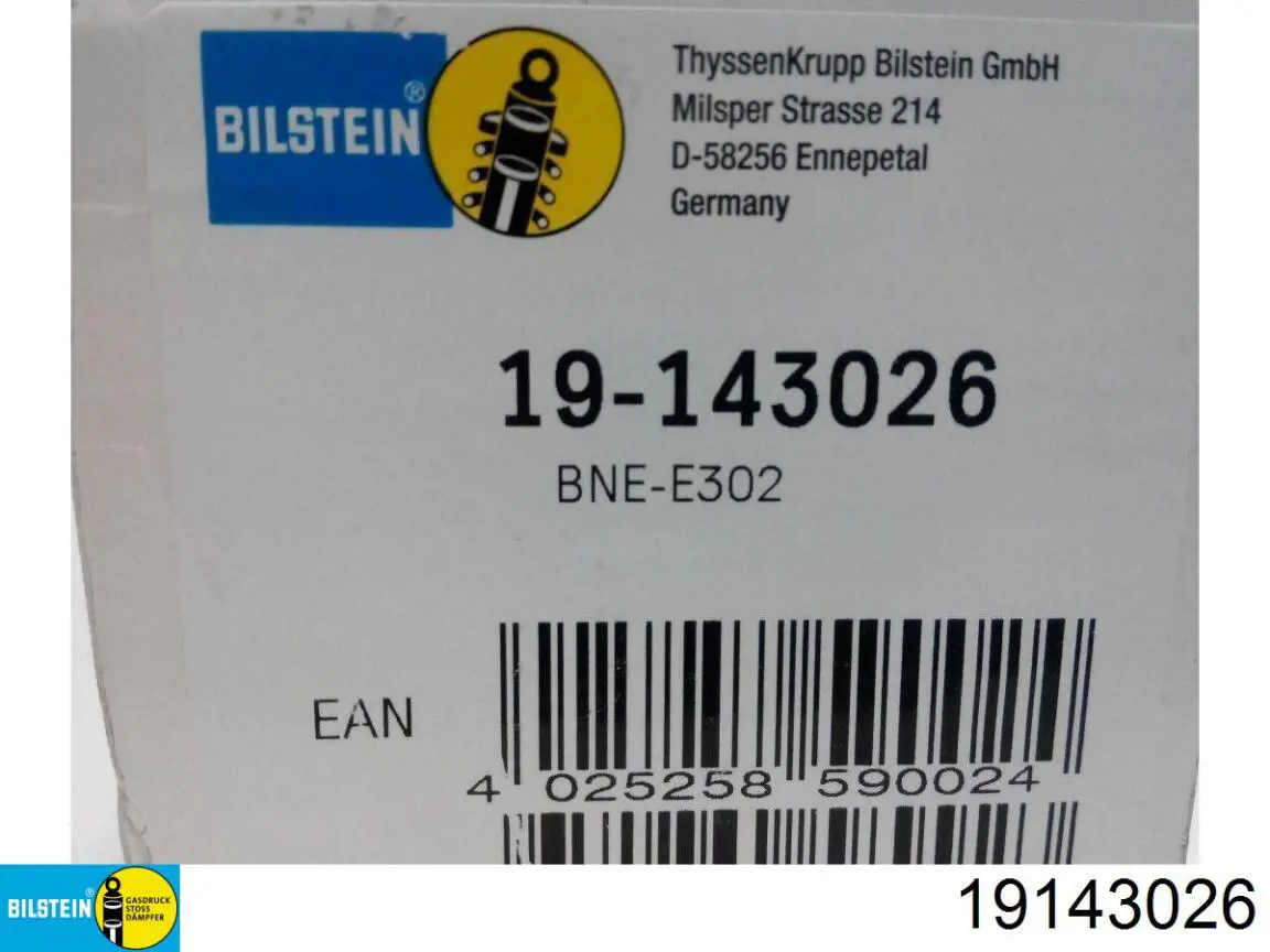 Amortiguadores traseros Bilstein 19143026