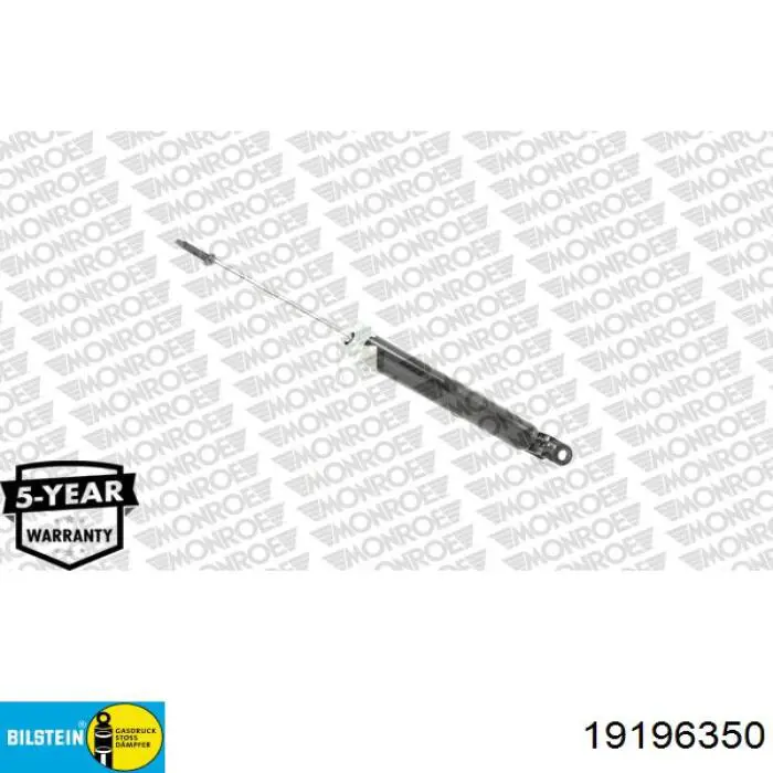 Amortiguador trasero 19196350 Bilstein