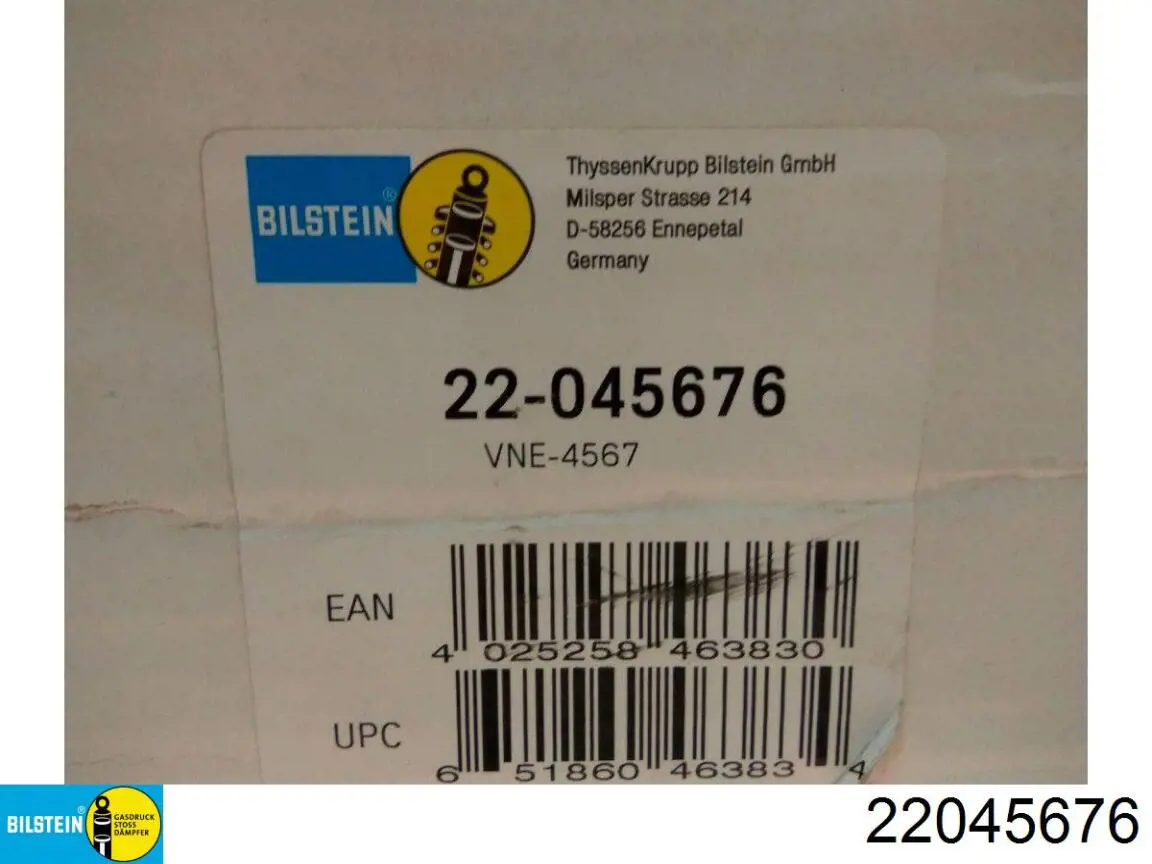 Amortiguador delantero izquierdo Bilstein 22045676 precio, desde 49,71 EUR