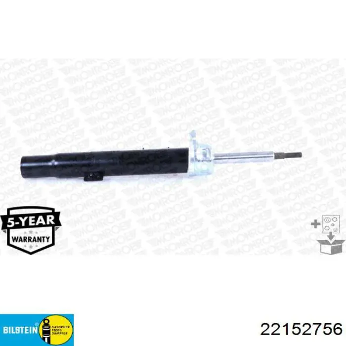 Amortiguador delantero derecho 22152756 Bilstein