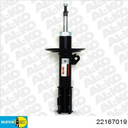 Amortiguador delantero derecho 22167019 Bilstein