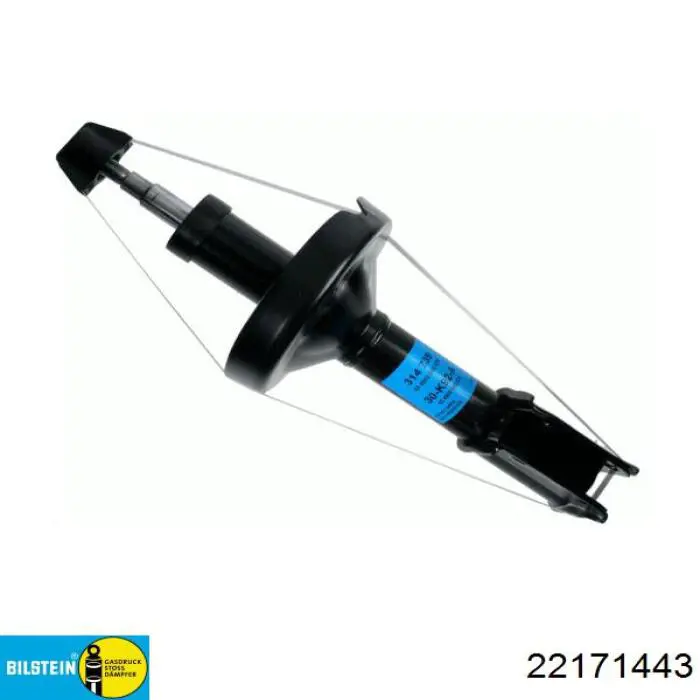 Amortiguador delantero Renault (RVI) 8660001316