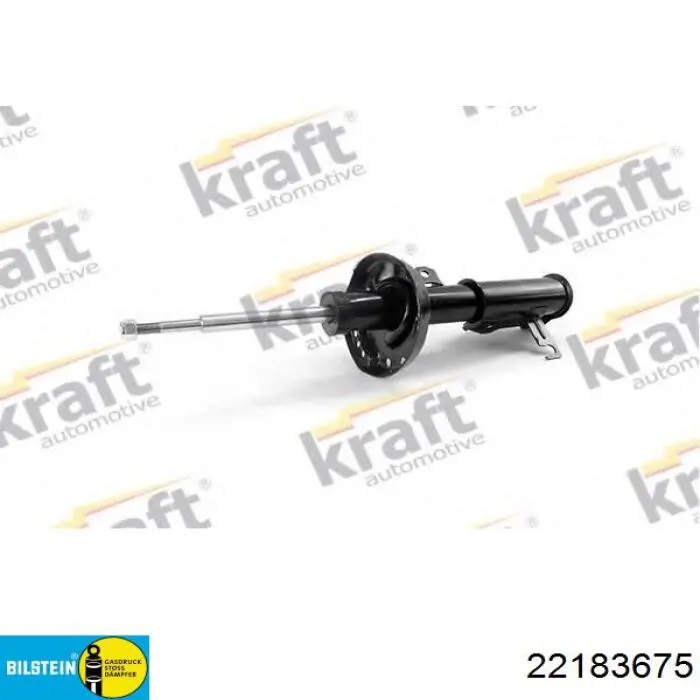 Amortiguador eje delantero izquierda Opel 22951822
