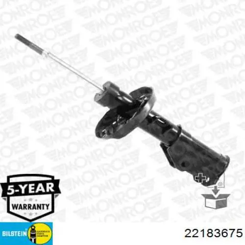 Amortiguador delantero izquierdo Opel 22951822 precio, desde 70,00 EUR