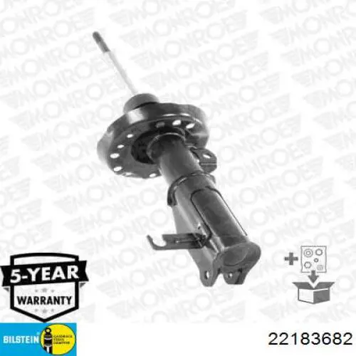 Amortiguador delantero derecho Bilstein 22183682 precio, desde 70,00 EUR