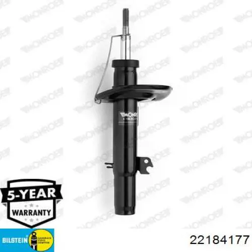 Amortiguador delantero derecho 22184177 Bilstein