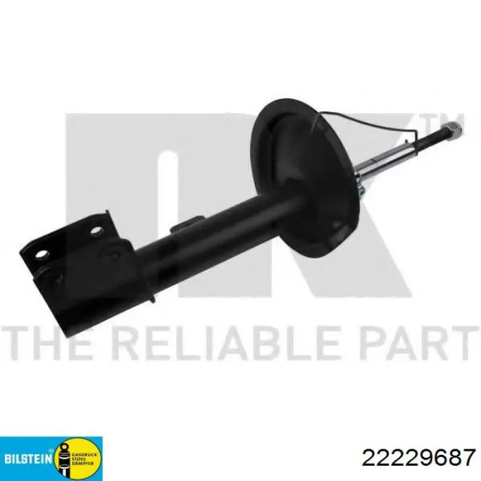 Amortiguador delantero izquierdo Bilstein 22229687 precio, desde 80,46 EUR