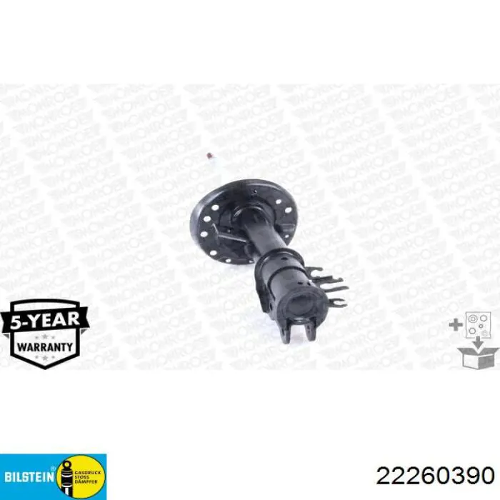 22260390 Bilstein amortiguador delantero izquierdo