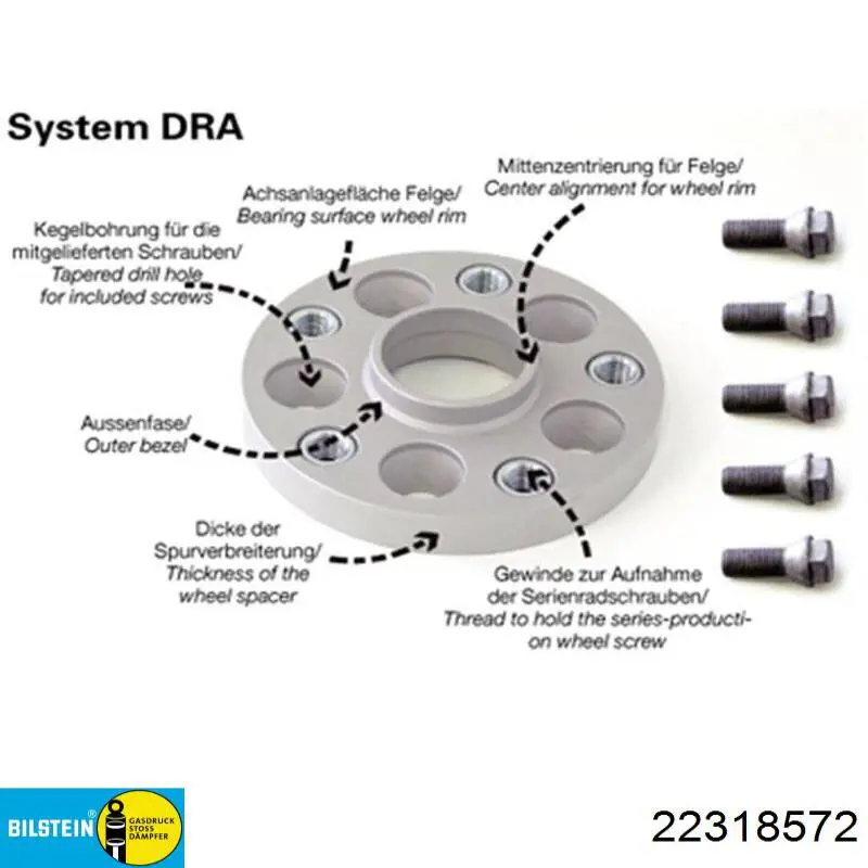 Comprar 22318572 Bilstein Amortiguador delantero derecho