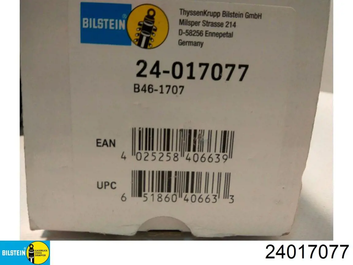 Amortiguador trasero Bilstein 24017077 precio, desde 148,86 EUR