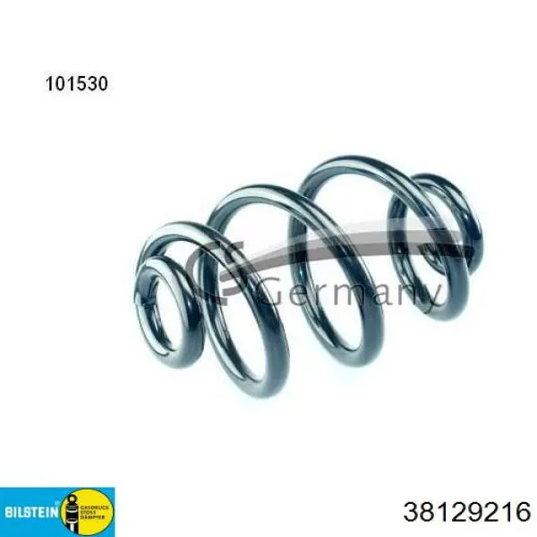 38-129216 Bilstein muelle de suspensión eje trasero