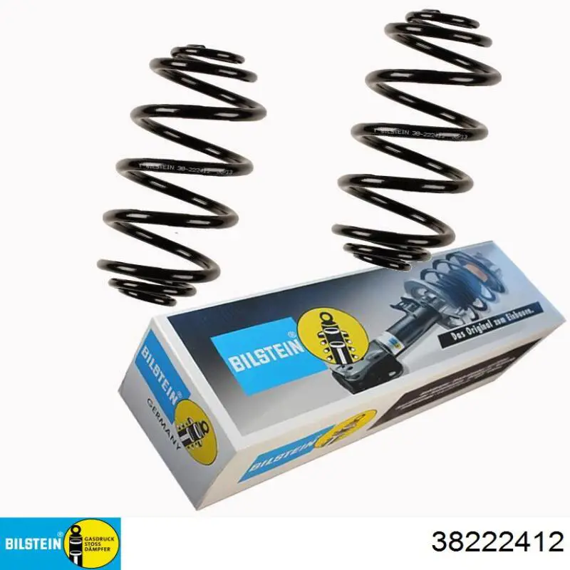 38222412 Bilstein muelle de suspensión eje trasero