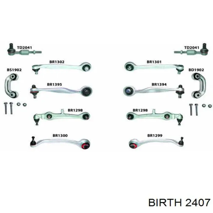 2407 Birth silentblock de suspensión delantero inferior