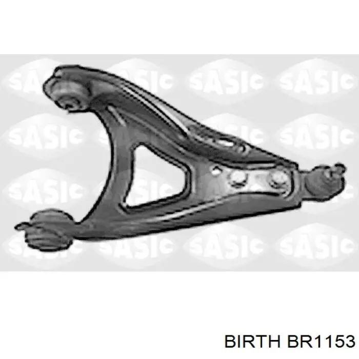 BR1153 Birth barra oscilante, suspensión de ruedas delantera, inferior izquierda