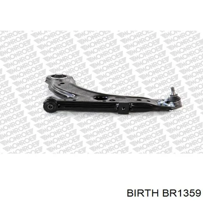 BR1359 Birth barra oscilante, suspensión de ruedas delantera, inferior derecha