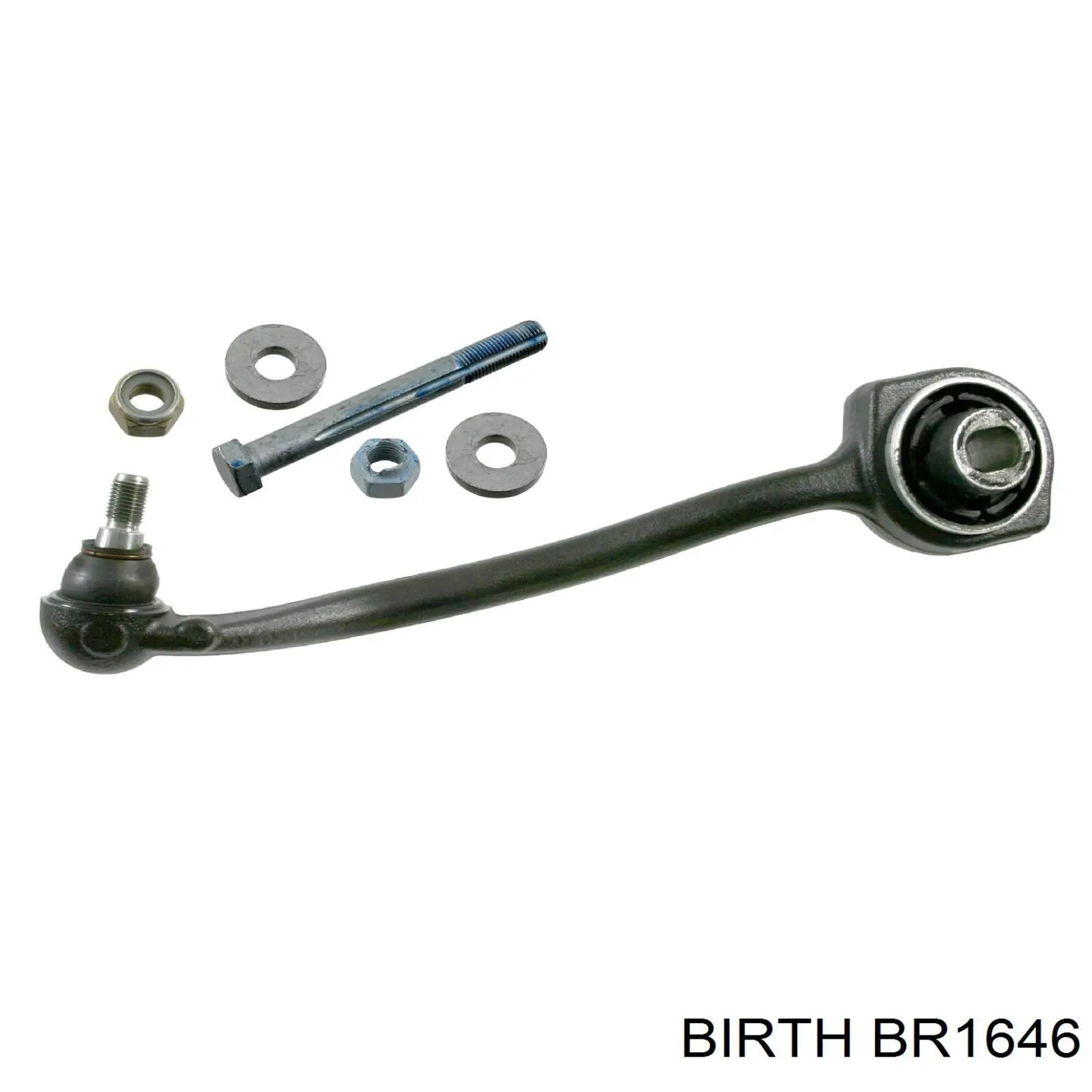 BR1646 Birth barra oscilante, suspensión de ruedas delantera, inferior izquierda