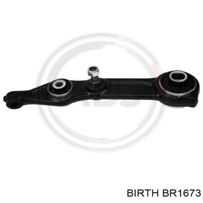 BR1673 Birth barra oscilante, suspensión de ruedas delantera, inferior izquierda