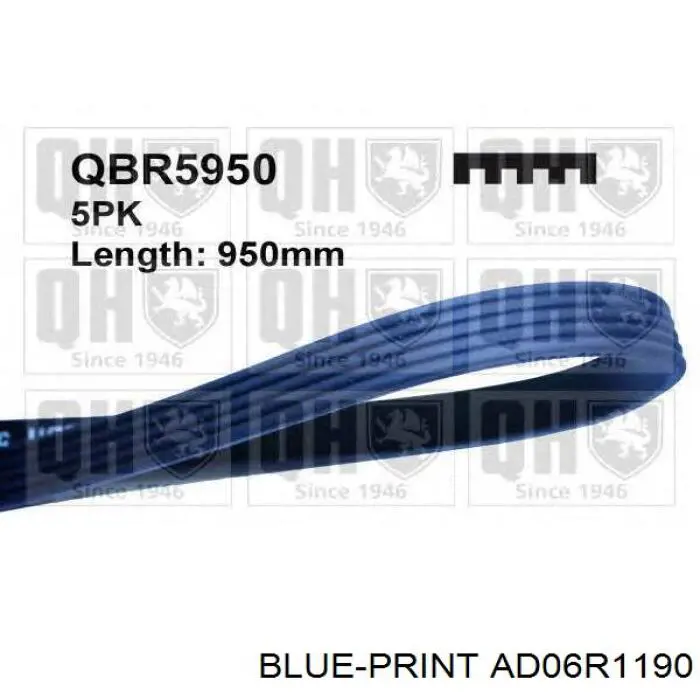 Correa de transmisión trapezoidal Blue Print AD06R1190 precio, desde 13,11 EUR