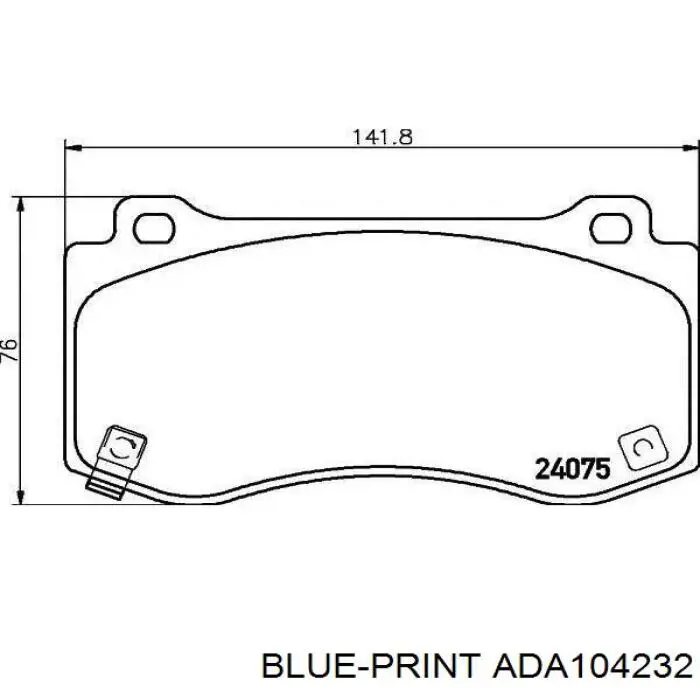 Comprar 68144213AA Chrysler Pastillas delanteras de freno