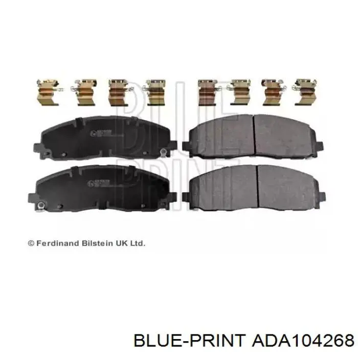 Comprar ADA104268 Blue Print Pastillas delanteras de freno
