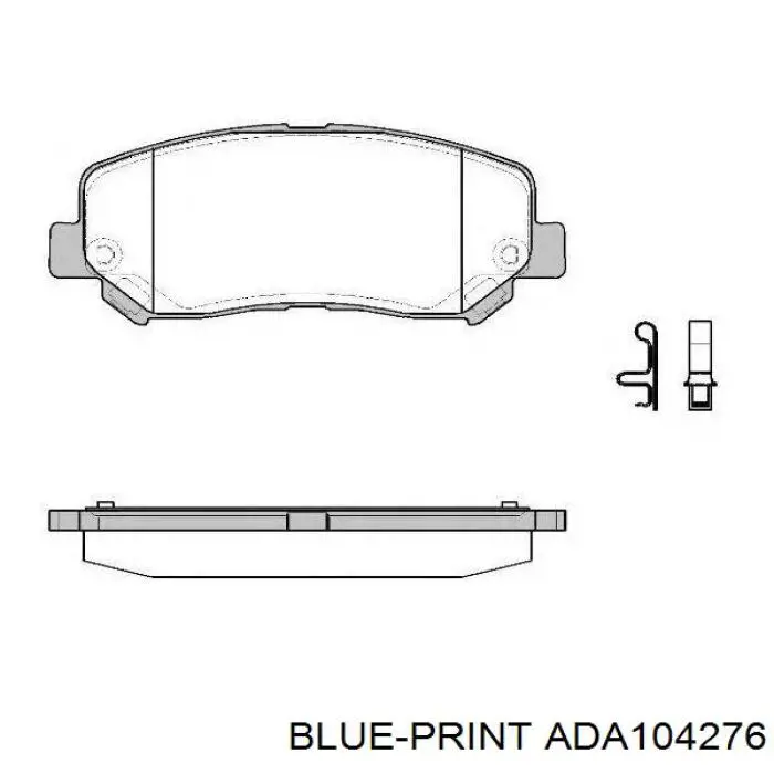 Comprar ADA104276 Blue Print Pastillas delanteras de freno