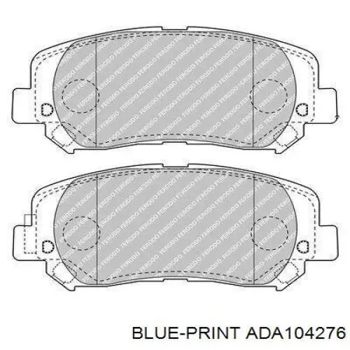 Pastillas freno delanteras Blue Print ADA104276 precio, desde 48,62 EUR