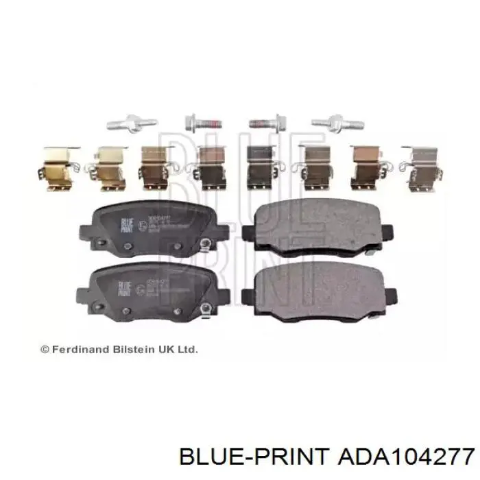 Comprar ADA104277 Blue Print Pastillas de freno traseras