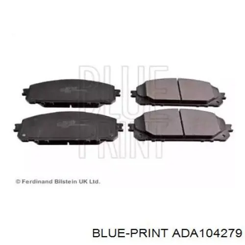 Pastillas freno delanteras Blue Print ADA104279 precio, desde 48,82 EUR