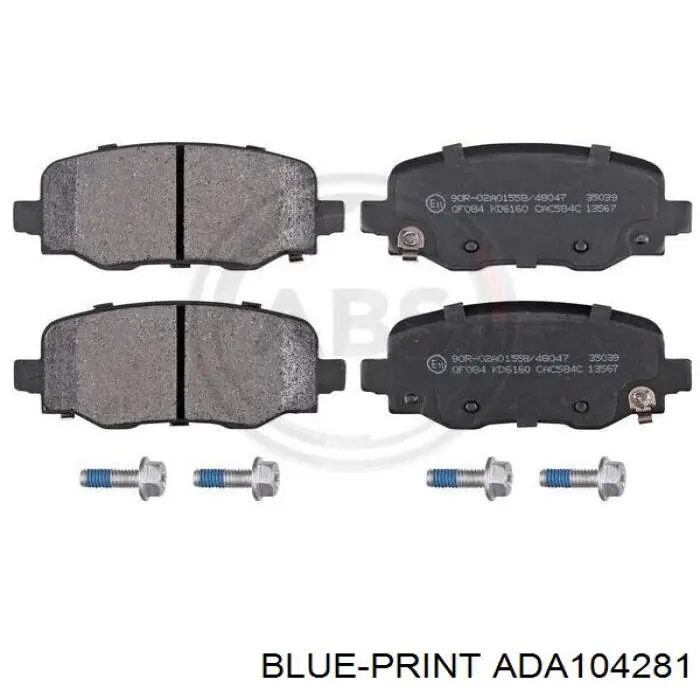 2AMV4101AA Chrysler Pastillas freno traseras
