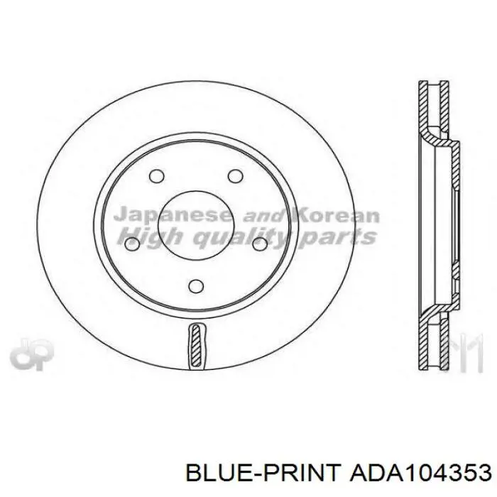 Frenos delanteros Japan Parts DI915C precio, desde 41,21 EUR