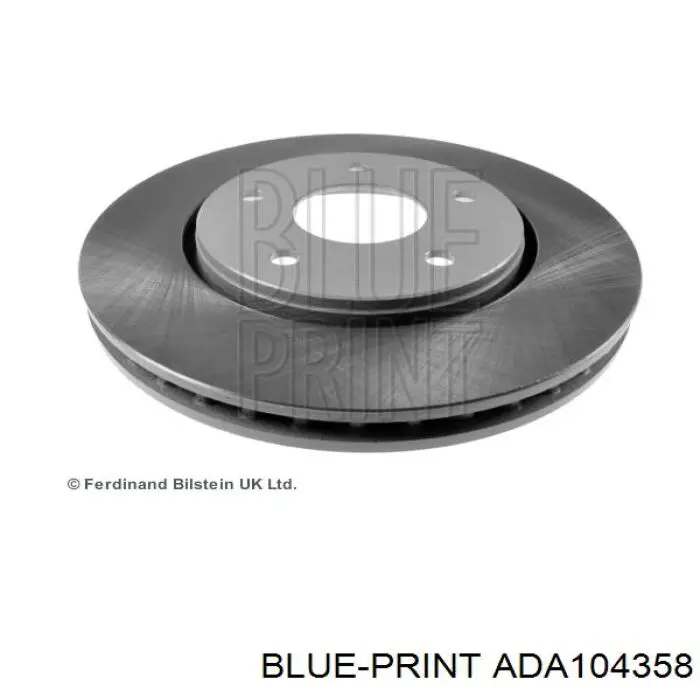 ADA104358 Blue Print disco de freno delantero