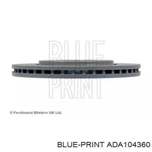 ADA104360 Blue Print disco de freno delantero