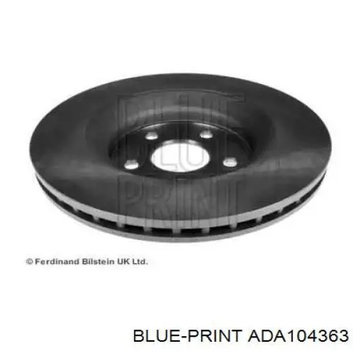 ADA104363 Blue Print disco de freno delantero