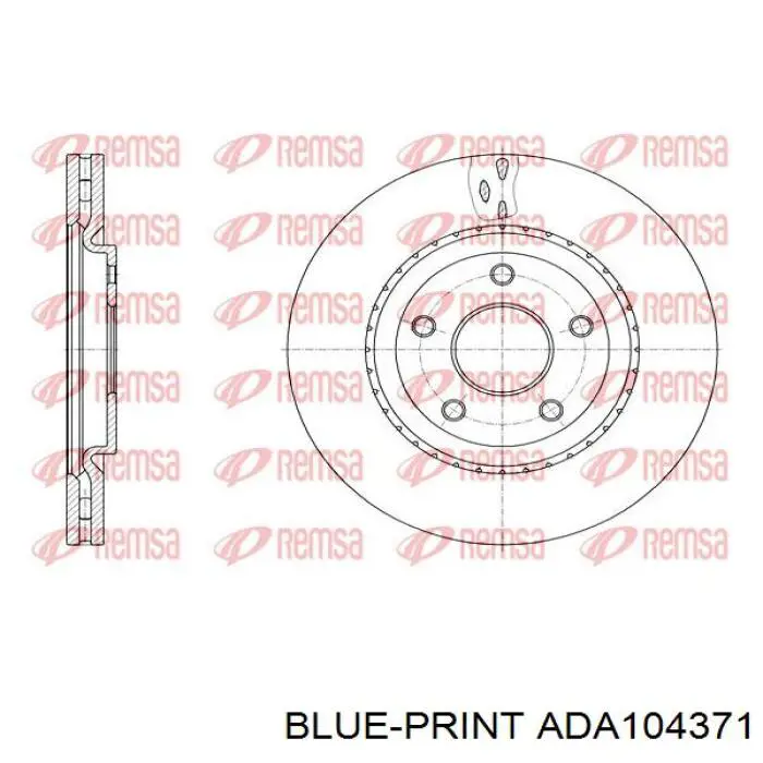 Disco de freno 68227774AA Chrysler