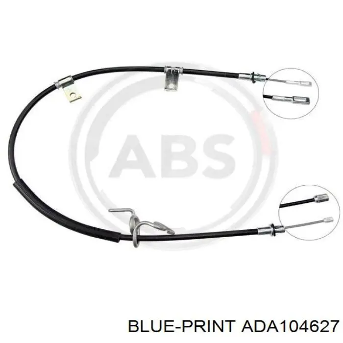 K04862227AK Fiat/Alfa/Lancia cable de freno de mano trasero izquierdo