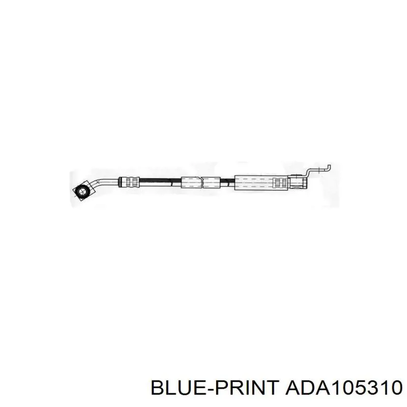 ADA105310 Blue Print latiguillos de freno delantero derecho