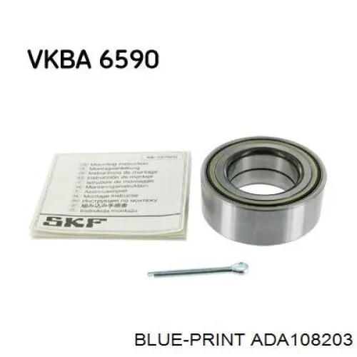 ADA108203 Blue Print cojinete de rueda delantero