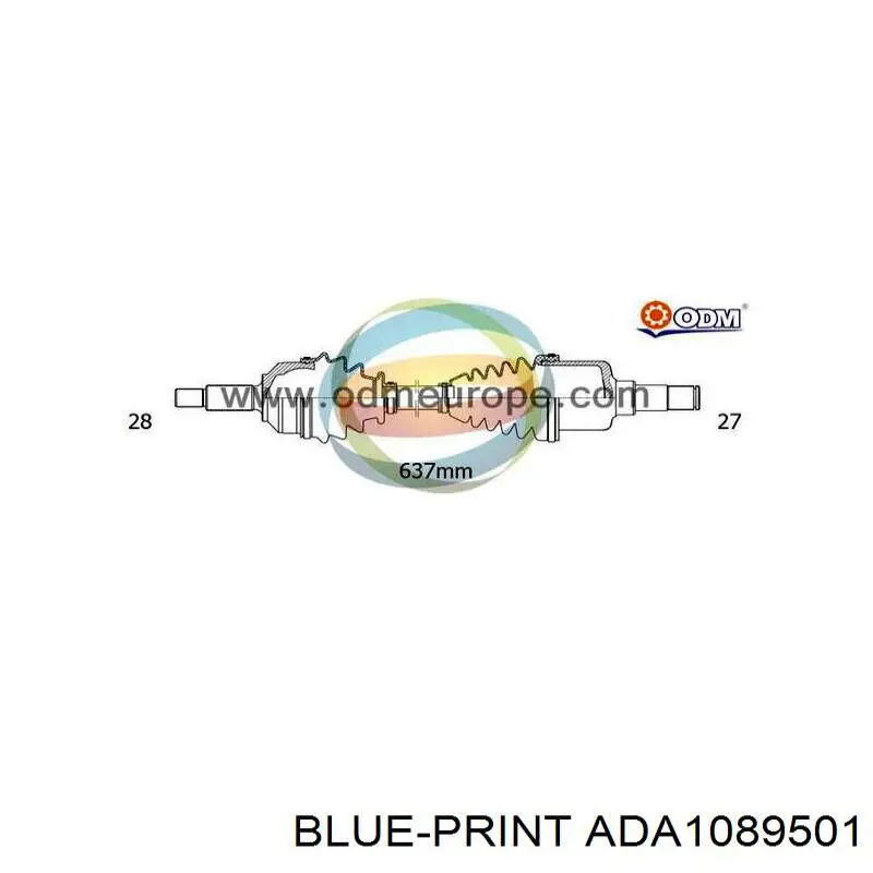 Semieje delantero izquierdo GSP 215053 precio, desde 117,56 EUR