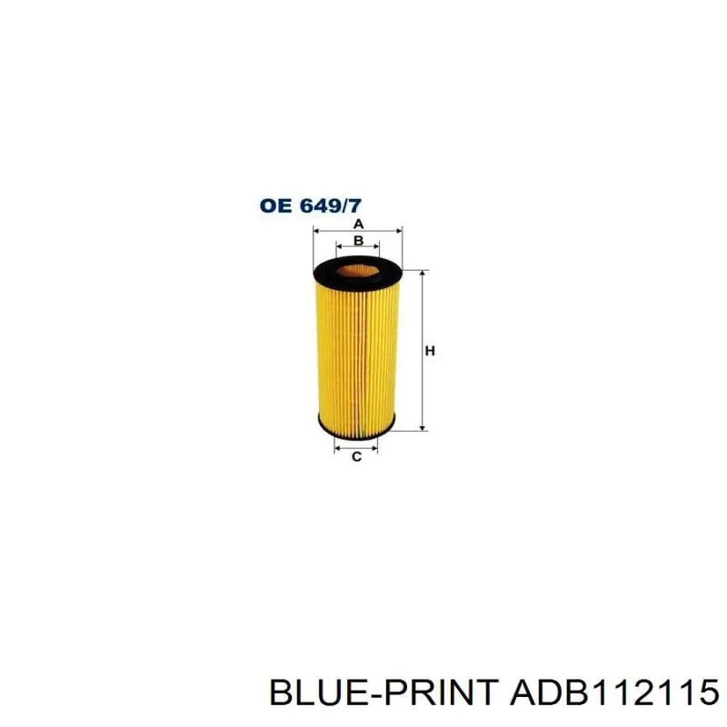 Filtro de aceite EOF403510 Open Parts