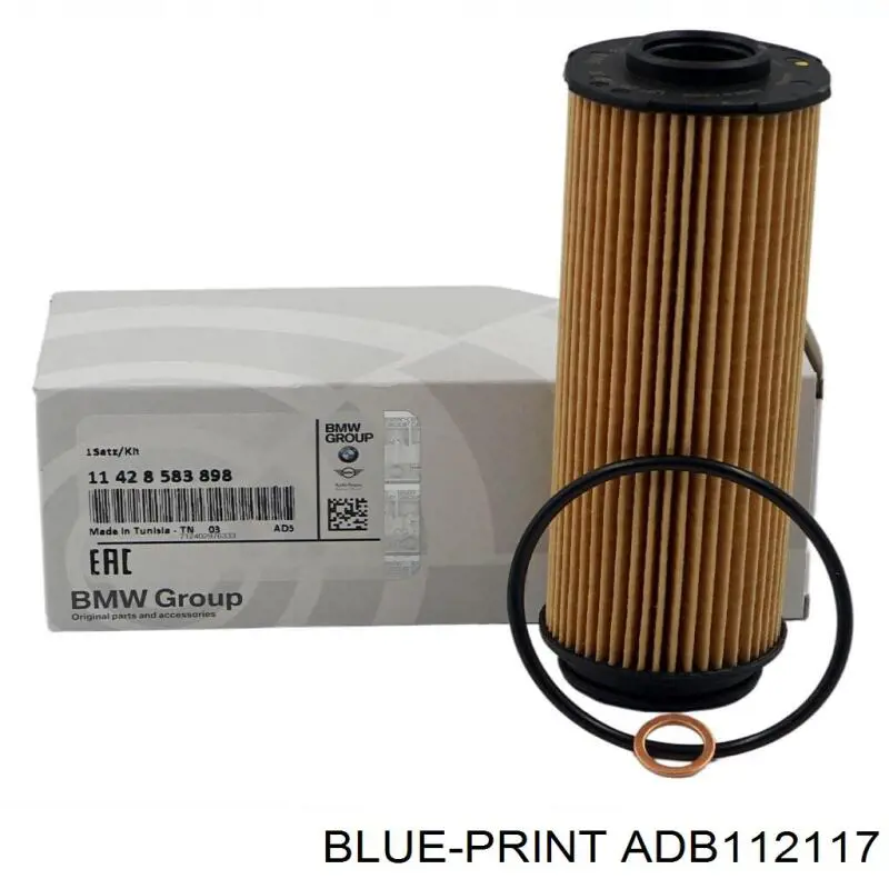 Filtro de aceite motor Blue Print ADB112117