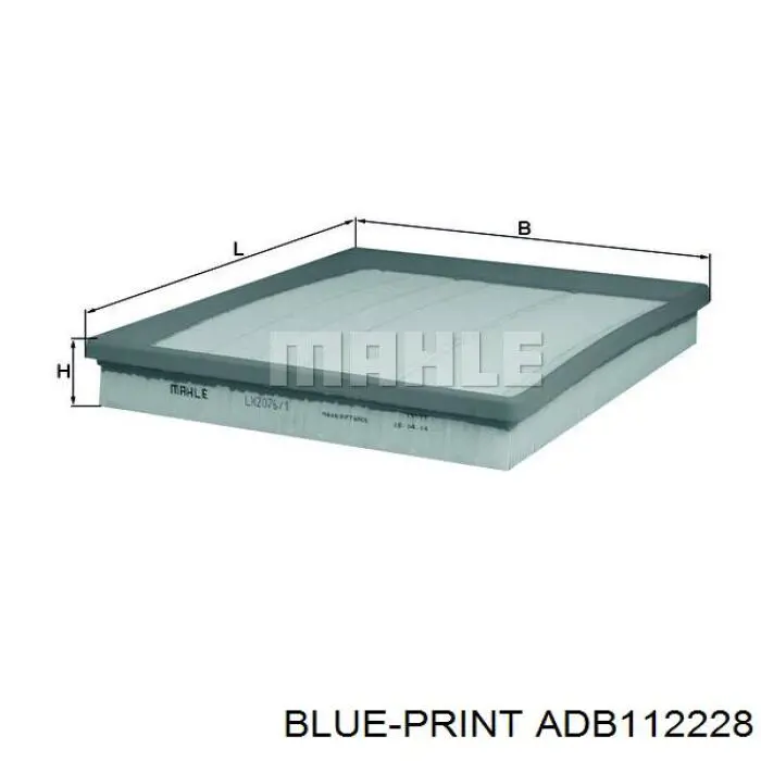 ADB112228 Blue Print filtro de aire
