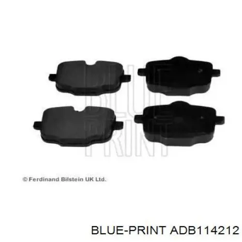 ADB114212 Blue Print pastillas de freno traseras