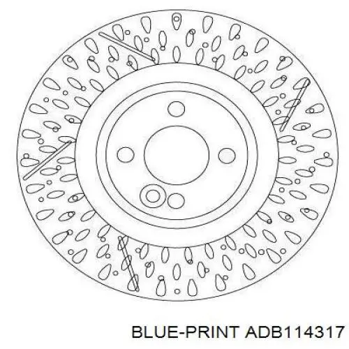 Disco de freno 34116855782 BMW