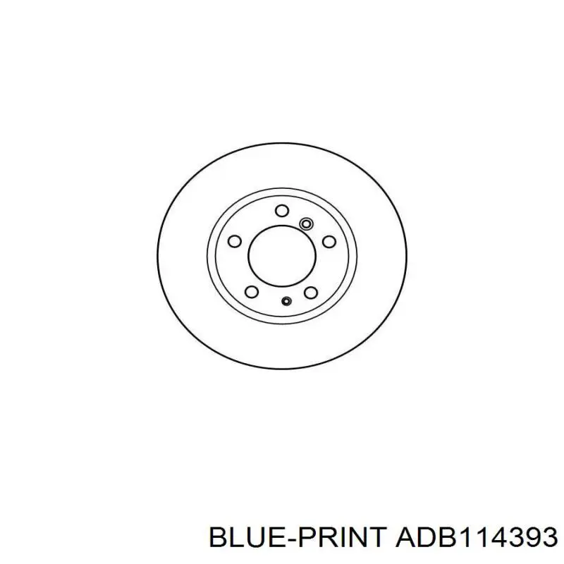 ADB114393 Blue Print disco de freno delantero
