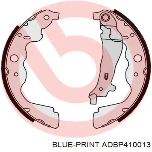 ADBP410013 Blue Print zapatas de frenos de tambor traseras