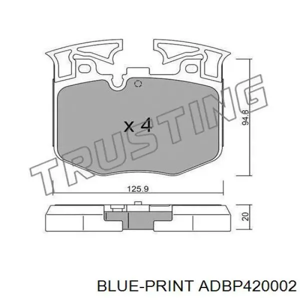 Pastillas de freno delanteras BMW 5 G30, F90