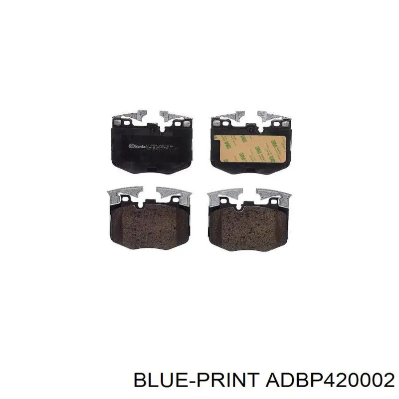 ADBP420002 Blue Print pastillas de freno delanteras