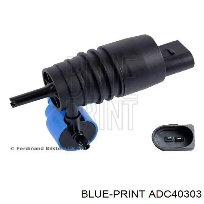 ADC40303 Blue Print bomba de limpiaparabrisas delantera/trasera