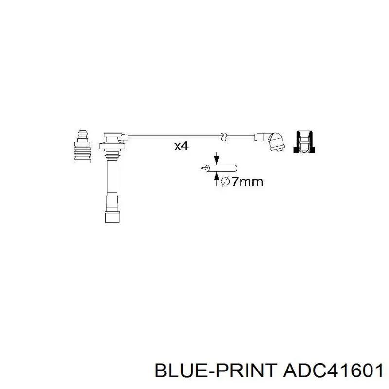 Cables de encendido Mitsubishi MD183124