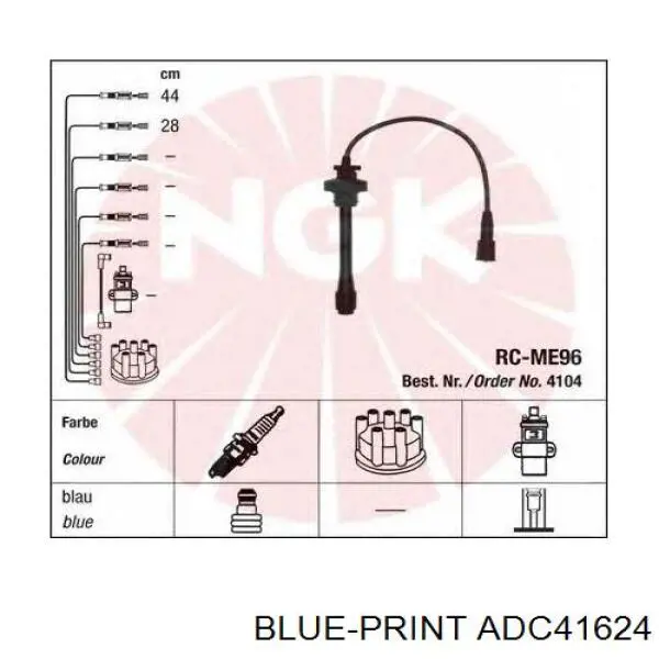 Juego de cables de bujias NGK 346 precio, desde 46,44 EUR